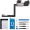 CYKJGS for iPhone 11 Pro Max Ear Speaker Replacement OEM Repair Kit NEW Front Earpiece Module with Proximity Sensor Connector Ambient Light Sensor Part Fix Tools Kit for 11ProMax A2161 A2220 A2218