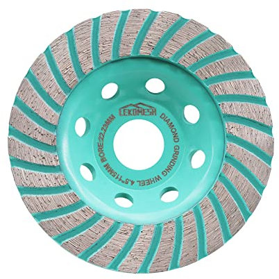 Mola a Tazza Diamantata - 115mm Disco Diamantato per Granito Marmo Muratura,Disco Smerigliatura Turbo per Calcestruzzo LEKOMESH