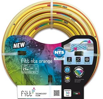 Schlauch 1/2(12.5mm) 20m Gartenschlauch, Wasserschlauch, Bewässerungsschlauch, 6-lagig, Sky Tech Technologie, Formstabil, UV-beständig, Polyvinylchlorid (PVC), Gelb