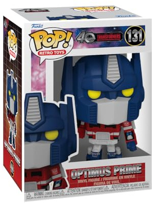 Funko POP! Retro Toys: Transformers G1 - Optimus Prime | Offizielles Action/Adventure Merch - Vinyl Sammelfigur als Regal Deko - Geschenkidee zum Geburtstag für Fans und Sammler