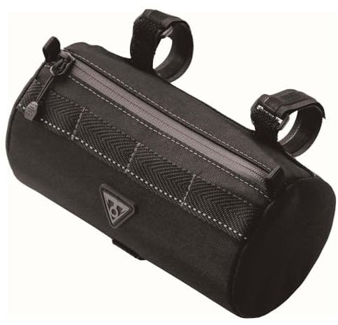 Topeak Unisex – Erwachsene Tubular BarBag Slim Lenkertasche, Schwarz, 19x10 cm