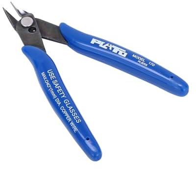 Lolileo Pince coupante de fil, coupe-câble électrique de précision, coupe-fil, pince coupante latérale pour coupe, pince coupante diagonale pour bijoux, bricolage domestique, pince coupante latérale,