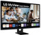 LG 32SR50F-B - Smart monitor, 32 Pulgadas, IPS, Full HD de 16:9 webOS23, bluetooth, altavoces y mando a distacia, 2x HDMI, 2xUSB, Negro