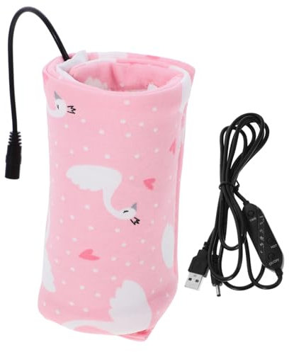 Abaodam 2piezas Calentador Térmico De Biberones USB Funda Aislante Control De y Temporizador para y Paseos Bebés