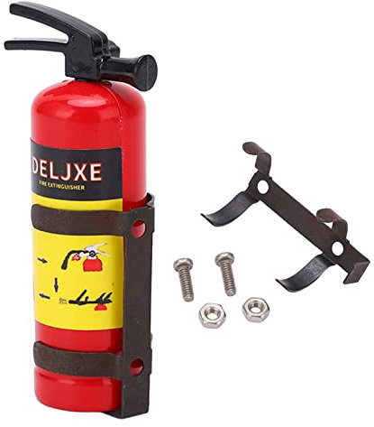 Pwshymi Extincteur de Voiture RC, Mini Extincteur, Conception de Simulation Mini Extincteur Léger et Vif Jouet Accessoires de Voiture RC (Rouge)