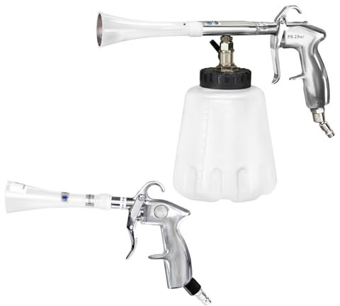 BenBow Pistolet de Nettoyage à Air Comprimé Pro Blue Storm et Pistolet de Soufflage à Sec Classic - Durable, Robuste - pour Un Nettoyage et Un Séchage Rapide : Voiture, Camion, Bus, Garnitures