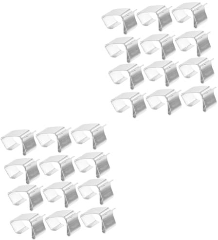 Hemobllo 100pcs Christmas Supplies Party Lights Clips Christmas Lights Outdoor String Clips Strong Metal Clamps