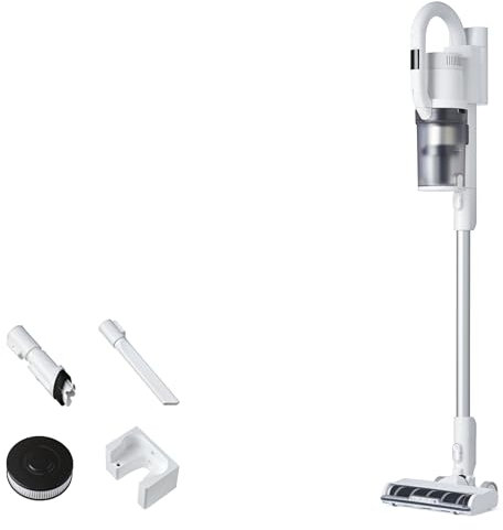 Nilfisk S1 Home - Aspirapolvere senza fili, 2 in 1, con filtro HEPA 13, bianco (550 W)