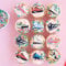Blumomon 40pcs Edible Sneakers Cupcake Toppers Birthday Cake Decoration Select Sneakers Theme Party Baby Shower Decoration Birthday Party Supplies