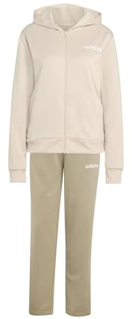 adidas Women's ESSENTIALS LINEAR TRACKSUIT, Crystal Linen, L
