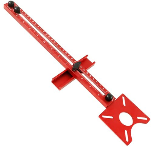 Supporto per scanalature di fresatura 4 in 1, 400 mm, per router Milling Bracket girevole a 180°, fresa superiore, piastra di inserto per banchi per la lavorazione del legno