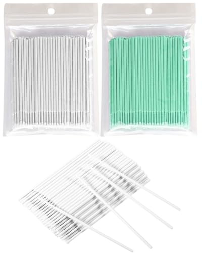 FUGLUS 200 Stück Wattestäbchen Reinigungsstäbchen mit Schaumstoffspitzen,Mehrzweck Reinigungstupfer Set für Tintenstrahldrucker,Druckkopf,Kamera,Optische Linsen & Ausrüstung,Hochwertige
