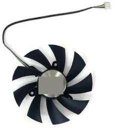 ZCDYGHU GA92S2U DC12V 0.46A pour ZOTAC GTX1080Ti AMP pour Extreme GTX 1080 Ti Core Edition Carte Graphique Dissipateur Thermique Ventilateur de Refroidissement(Black A-Fan)
