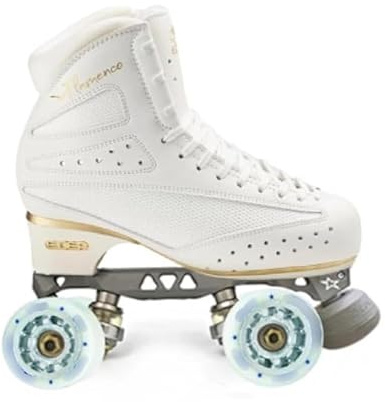 L'Estel Skates - Edea Fly Freedom Stiefel + Roll-Line Mistral + Giotto-Rollen - Eiskunstlaufräder (235/35)