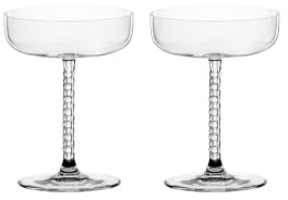 Nachtmann Cocktailgläser Bossa Nova, 2er-Set für stilvolle Drinks, Aus brillantem Kristallglas, 252 ml, Spülmaschinenfest, 106162