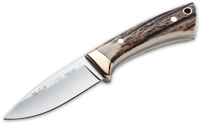 Muela COL-7A Fahrtenmesser Colibri Stag, Braun, M