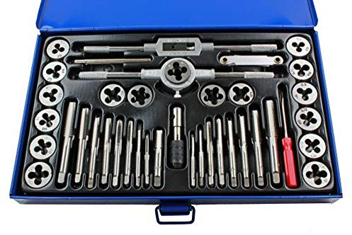40pc Metric Tap and Die Set with Pitch Gauge