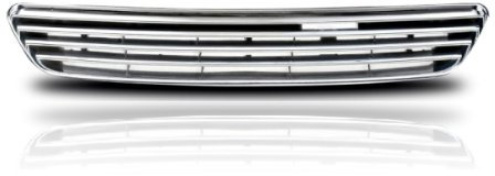 KG503C - CHROM Kühlergrill Kühlergitter Frontgrill Bj.05/97-09/00 Sport Grill ohne Emblem Sportgrill Frontmaske