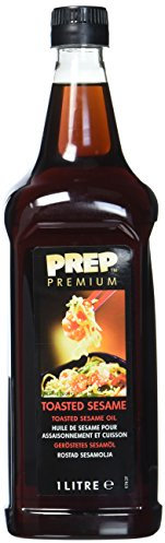 PREP PREMIUM Geröstetes Sesamöl 1 x 1000 ml PET für Liebhaber der asiatischen Küche und orientalischer Gerichte sehr geschmacksintensiv sehr hoch erhitzbar