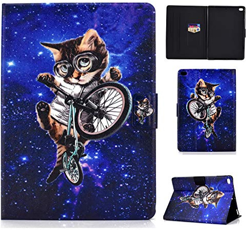 Coque pour iPad Air/iPad Air 2/ iPad Bookstyle Étui Exquise Housse Imprimé en PU Cuir Case à Rabat Coque de Protection Portefeuille Case pour iPad Air/iPad Air 2/ iPad 9.7 inch