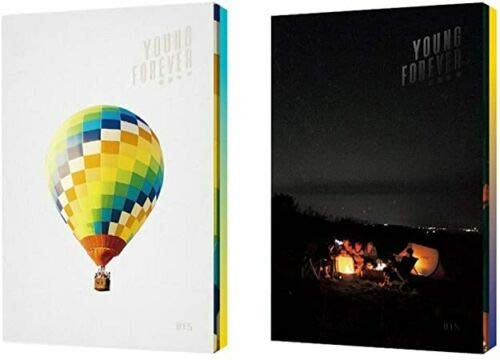 BIGHIT BTS Young Forever (Tagesversion + Nachtversion Set) in The Mood for Love Special Bangtan Boys Album 4 CDs, 2 Plakate, 2 Fotobücher, 2 Polaroid-Karten + Geschenk (Extra BTS 6 Fotokarten)