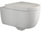 Blankenburg | Spülrandlose Toilette mit Softclose Toilettendeckel, Wand-WC hängend, randlos, Tiefspüler | 54 cm lang