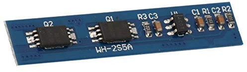 Walfront 2S Lithium Battery Protection Board, 7.2V-8.4V, 5A, Discharge Protection for 2S Rechargeable Battery Pack