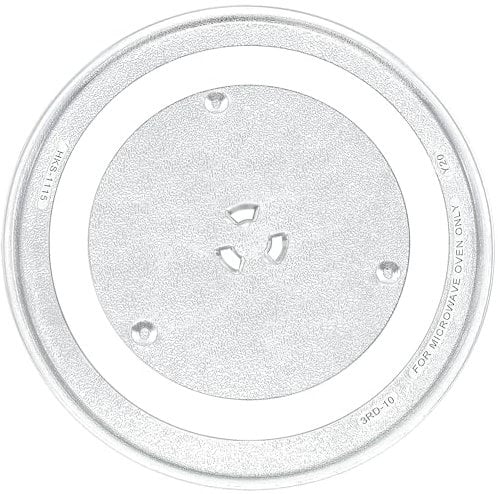 12.5 Microwave Glass Turntable Tray Glass Plate by Beaquicy - Replacement for GE Kenmore Samsung Hotpoint Microwave - 12 1/2 Plate - Replaces WB39X10003 WB39X10002 WB48X10005 WB49X10069