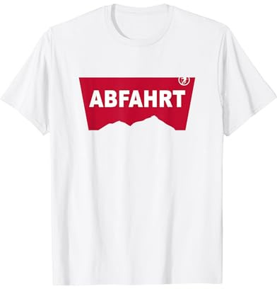 Abfahrt - Lustiges Party und Après-Ski T-Shirt