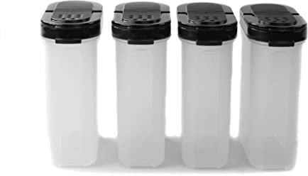 Tupperware Especieros 270 ml Negro (4) 37582