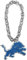 NFL Detroit Lions Detroit Lions NFL 3D Fanchain Magnet, Blau, One Size