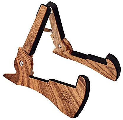 PUNK Support de guitare, support pour instrument à cordes en bois zèbre, support de guitare en forme de lapin mignon, pour guitare acoustique, guitare électrique, guitare classique, guitare basse,