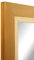TV in Disguise Framed Mirror, compatible with a Samsung Q60 Smart LED TV - supplied with TV (55 inch, Gold Edge)
