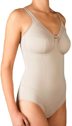 Selene 1 Pezzo Body Control Agata Senza Ferretto in Microfibra- Coppa C, Terra 7