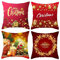 Kissenbezug 40X40 Kuschelig 4er Set, Weihnachten Dekorativer Kissenbezug Confezione Regalo Corona di Stelle Neuheit Weihnachtsschmuck
