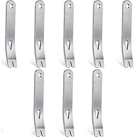 BEIEM 8 StüCk Mini Brecheisen Rostfreier Flach Multifunktions Kleine Hebel Brecheisen Mini Brecheisen ÜBerlebens ÖFfner Werkzeug Set