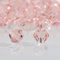 720 Stück 3mm Kristall Glas Perlen Facettierte Glasperle Kügelchen Bunte Glasperlen Runde Kunstperlen Mehrfarbig Sortierte Perlen Gemischt Bastelperlen für Handwerk Armband Schmuck,Altes Rosa