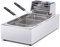 CHEMYO Freidora eléctrica Comercial con Cesta, freidora Profesional de encimera de Alta Capacidad de 20 l, con Barra para Colgar, para restaurantes, Puestos de Comida rápida, Bares, Fiestas