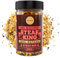 Steak King BBQ Rub - 100% Natural Seasoning - Perfectly Balanced Blend of Spices for Extraordinary Steaks and Other BBQ Beef Dishes - Large Jar (200g)