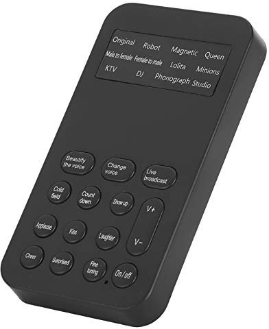 Changeur de Voix Portable, Mini-Carte Son Universelle, Modulateur de Déguisement de Voix, 8 Effets Sonores, pour la Diffusion en Direct de Jeux