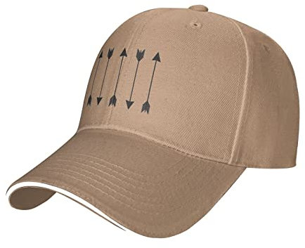 Oudrspo Bogenschießen Pfeile verstellbar Sandwich Bill Hut Baseball Cap Trucker Cap