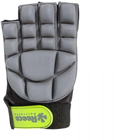 Reece Hockey Handschuh - Komfort halbe Fingerhandschuh - Silikonstollen für Einen Besseren Griffe und Vollständigen Schutz - Linkshandschuh - Hockey Handschuhe Kinder - Blue - Größe xs