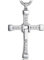 Speed and Passion Kreuz-Anhänger-Halskette Dominic Toretto 925 Silberkette Herren-Edelstahl-Kreuz-Hals-Anhänger-Schmuck Weihnachten Thanksgiving-Geschenke Unisex
