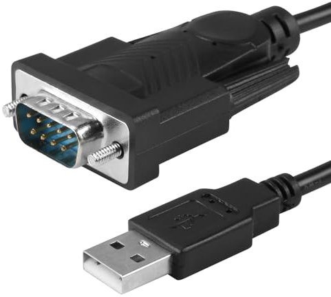 Cable Adaptador USB a Serie RS-232, BENFEI Conector Macho DB9, Chipset Prolific, Compatible con Windows 10/8.1/8/7 y Mac OS X 10.6 en Adelante, Conexión Estable y Fiable, 0.8 Metros