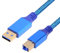 cablecc Cavo di prolunga da 5 Gbps USB 3.0 tipo A maschio a USB 3.0 tipo B maschio per disco SSD fotocamera dati blu 60 cm