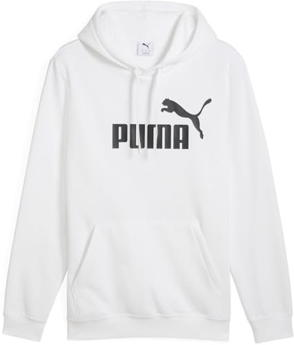 PUMA Herren ESS No. 1 Logo Hoodie FL Kapuzenpullis, PUMA White,