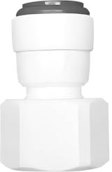 Qrity 1 Pièces Raccords de Filtre à Eau, Femelle 5/8 Converti en Connecteur Rapide 3/8, Connecteur pour Réfrigérateur Tuyau