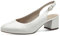 Tamaris Femme Comfort Damen Slingpumps aus Leder Elegant Escarpins, Pearlized, 41 EU