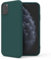 Zuvirelx Glatte Silikon hülle für iPhone 11 Pro Max, Staubbeständig‌, Slim, Taschentauglich‌ Handyhülle Cover Case für Apple iPhone 11 Pro Max - Tiefgrün