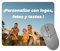 Nannuk | Alfombrilla Ratón Personalizada con Foto y Textos | Accesorios Ordenador | Regalo Original | 18 x 22 cm | Antideslizante | Regalos Personalizados | Lavable